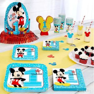 kiddys kingdom mickey mouse birthday tableware